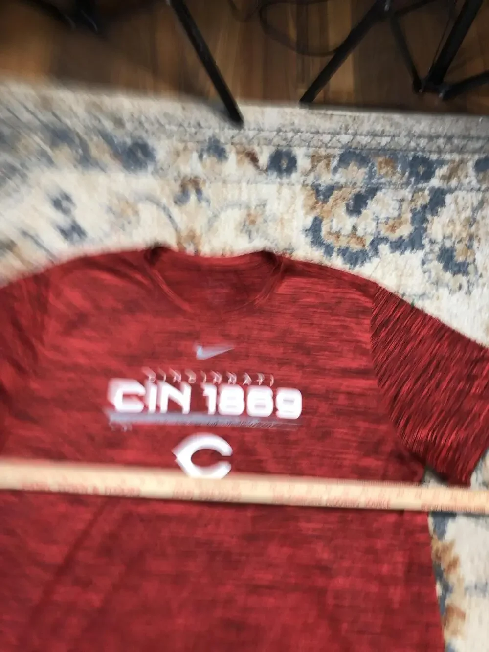 Cincinnati Reds Shirt Mens Large Red MLB Baseball Nike Graphic Tee CIN 1869